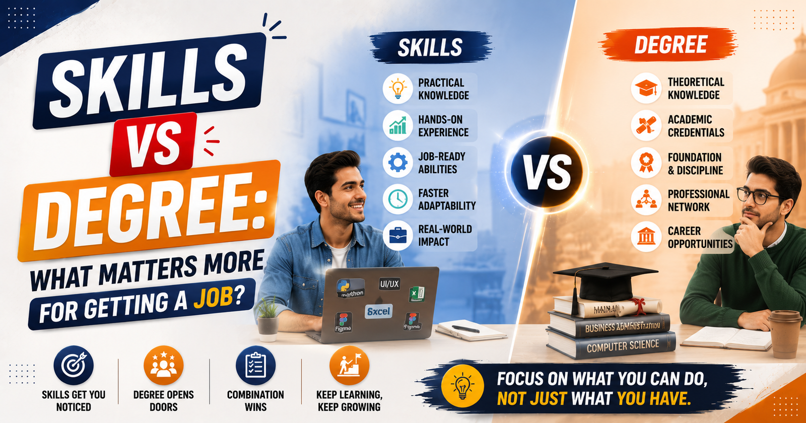 Skills vs Degree: What Matters More for Getting a Job?